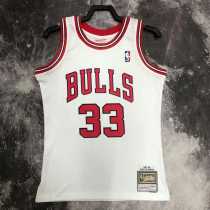 98 99 BULLS PIPPEN #33 White NBA Jerseys AAA42122