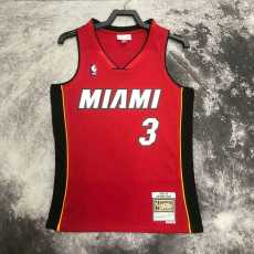 05 06 HEAT WADE #3 Red NBA Jerseys AAA42115