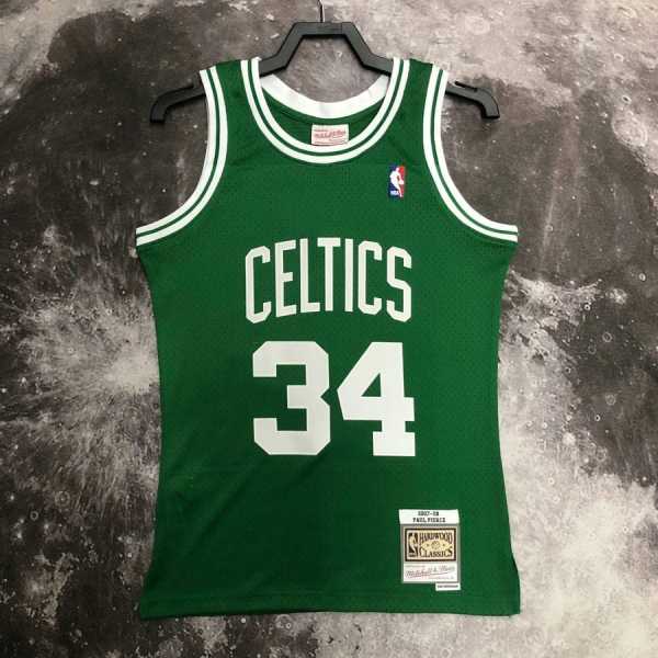 08 09 CELTICS PIERCE #34 Green NBA Jerseys AAA42130
