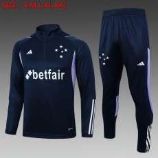 23 24 Cruzeiro Half Pull Tracksuit AAA43631