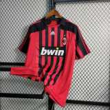 07 08 ACM Home Retro Men Soccer jersey AAA43698