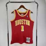 04 05 ROCKETS MCGRADY #1 Red NBA Jerseys AAA43674