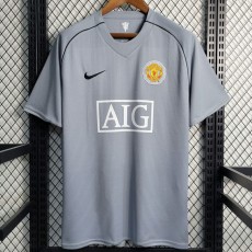 07 08 Man Utd GKR Retro Men Soccer jersey AAA43641