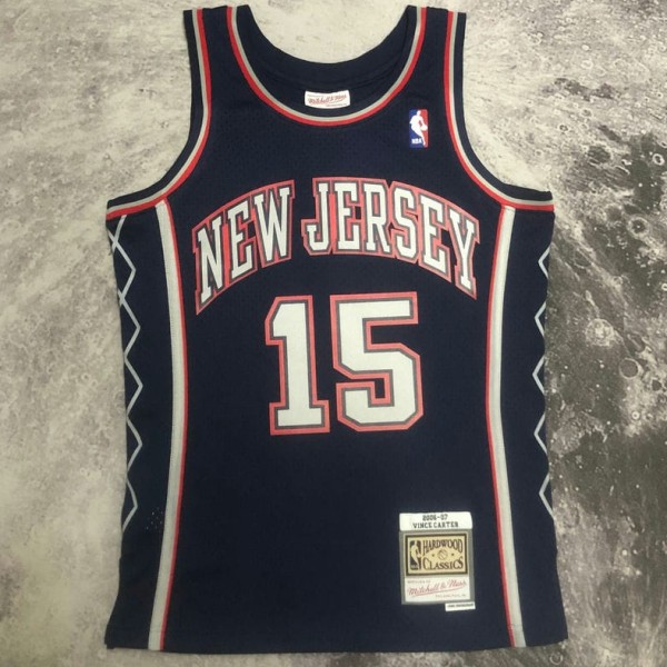 06 07 NETS CARTER #15 Dark Blue NBA Jerseys AAA43675