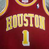 04 05 ROCKETS MCGRADY #1 Red NBA Jerseys AAA43674