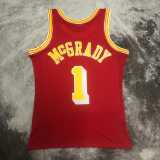 04 05 ROCKETS MCGRADY #1 Red NBA Jerseys AAA43674