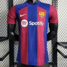 23 24 BAR Home Player Version Men Soccer jersey AAA43803