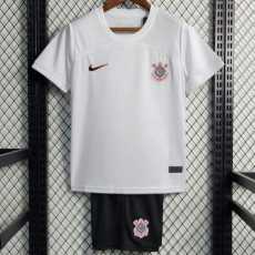 23 24 Corinthians Home Fans Version Kids Soccer jersey AAA43891