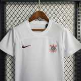 23 24 Corinthians Home Fans Version Kids Soccer jersey AAA43891