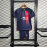 23 24 PSG Home Fans Version Kids Soccer jersey AAA43921
