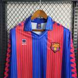 91 92 BAR Home Retro Long Sleeve Men Soccer jersey AAA43971