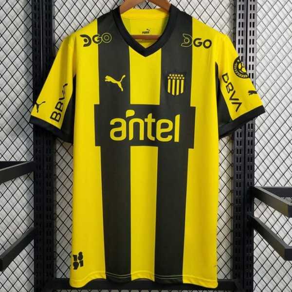 23 24 CA Penarol Home Fans Version Men Soccer jersey AAA43913