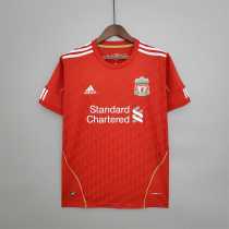 10 11 LIV Home Retro Men Soccer jersey AAA38488