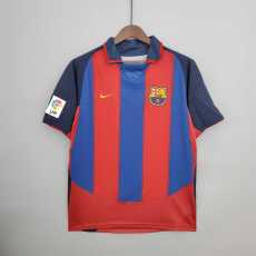 03 04 BAR Home Retro Men Soccer jersey AAA37786