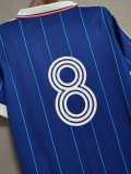 1982 France Home Retro Men Soccer jersey AAA36123