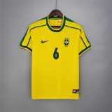 1998 Brazil Home Retro Men Soccer jersey AAA36037