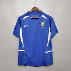 2002 Brazil Away Retro Men Soccer jersey AAA36126