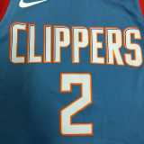 2021/22 CLIPPERS LEONARO #2 Azure NBA Jerseys
