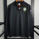 2004 Brazil Special Edition Retro Long Sleeve Soccer jersey