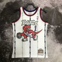 1999/00 RAPTORS MCGRADY #1 White NBA Jerseys