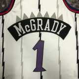 1999/00 RAPTORS MCGRADY #1 White NBA Jerseys