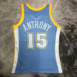 2003/04 NUGGETS ANTHONY #15 Blue NBA Jerseys