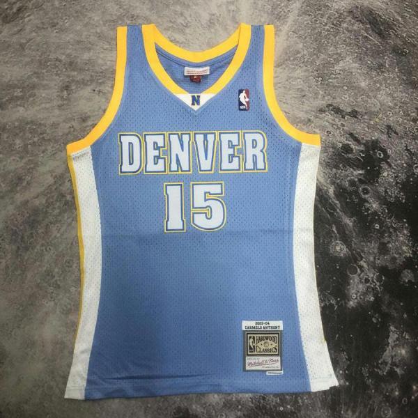 2003/04 NUGGETS ANTHONY #15 Blue NBA Jerseys