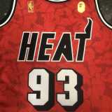 2023 HEAT BAPE #93 NBA Jerseys