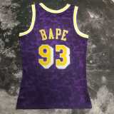 2023 LAKERS BAPE #93 NBA Jerseys
