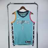 2023 SA SPURS WEMBANYAMA #1 NBA Jerseys