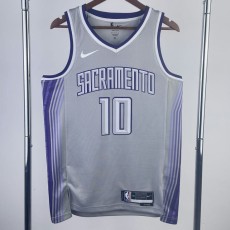 2023 KINGS SABONIS #10 NBA Jerseys