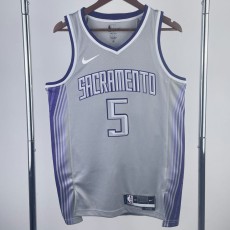 2023 KINGS FOX #5 NBA Jerseys