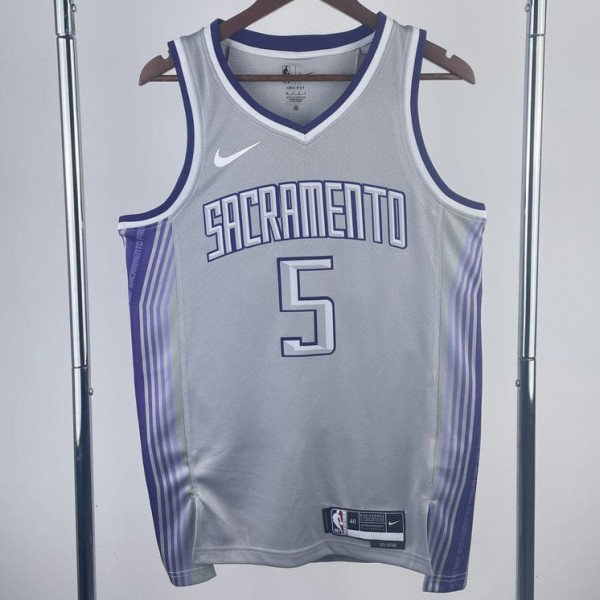 2023 KINGS FOX #5 NBA Jerseys