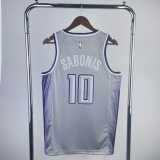 2023 KINGS SABONIS #10 NBA Jerseys