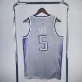 2023 KINGS FOX #5 NBA Jerseys