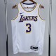 2023 LAKERS DAVIS #3 White NBA Jerseys
