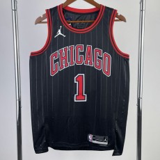 2023 BULLS ROSE #1 Hot Pressing NBA Jerseys