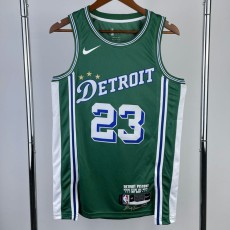 2023 PISTONS IVEY #23 Association Edition Swingman Green NBA Jerseys