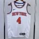 2023 KNICKS ROSE #4 White NBA Jerseys