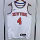2023 KNICKS ROSE #4 White NBA Jerseys