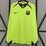 2005/06 BAR Away Yellow Retro Long Sleeve Soccer jersey