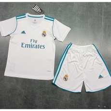 2017/18 R MAD Home White Retro Kids Soccer jersey