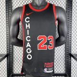 2024 BULLS Jordan #23 Black NBA Jerseys