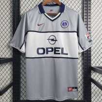 2000 PSG Away Gray Retro Soccer jersey