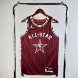 2023 EDWARDS #5 Red NBA Jerseys