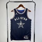 2023 HALIBURTON #0 ALL-STAR Dark Blue NBA Jerseys