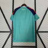 2010 Spain GKG Green Retro Soccer jersey