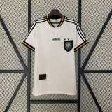 1996 Germany Home White Retro Soccer jersey