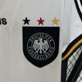 1996 Germany Home White Retro Soccer jersey
