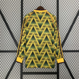 1991/92 ASN Away Yellow Retro Long Sleeve Soccer jersey